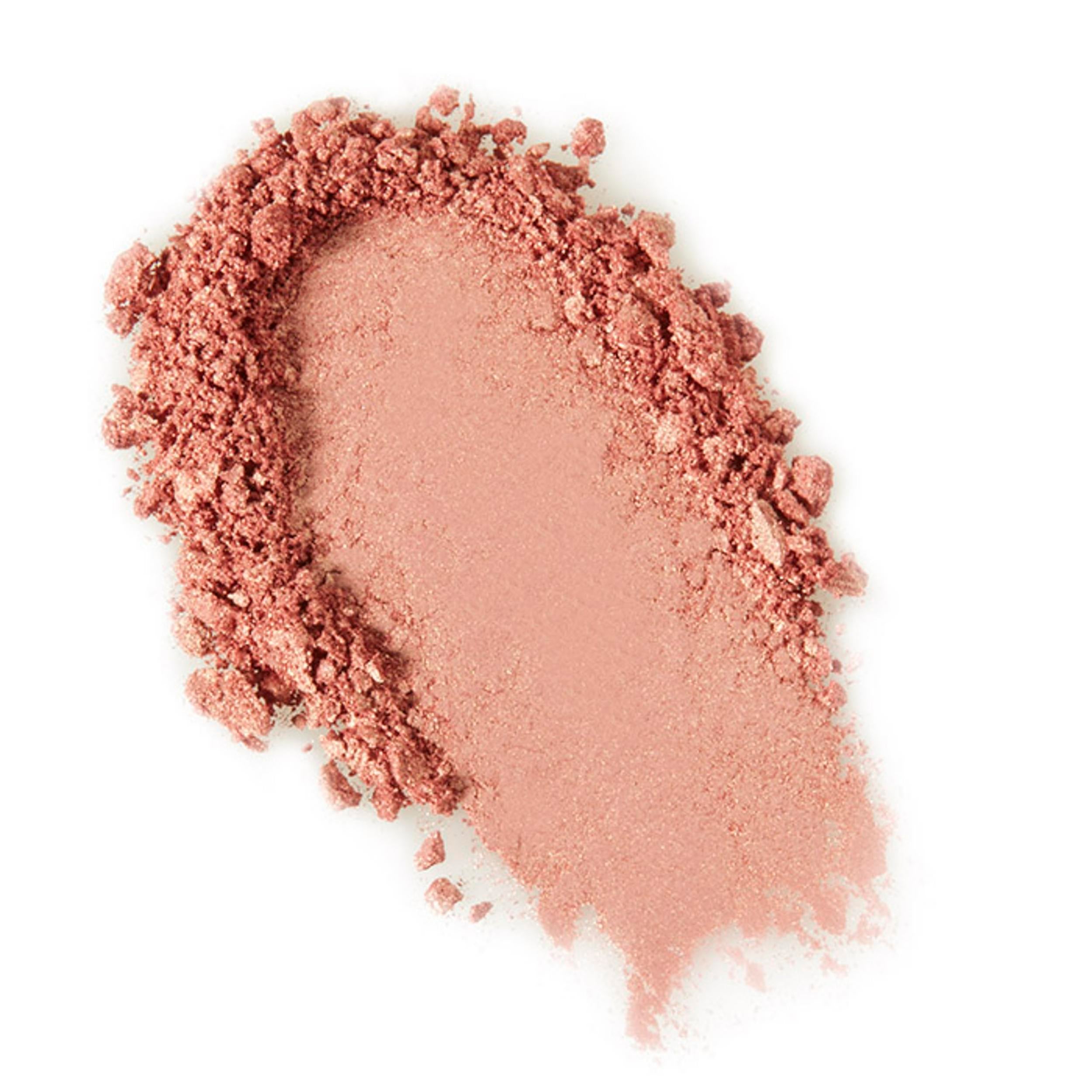 A compact pressed mineral blush by Youngblood Mineral Cosmetics, showing a pinkish-brown color.