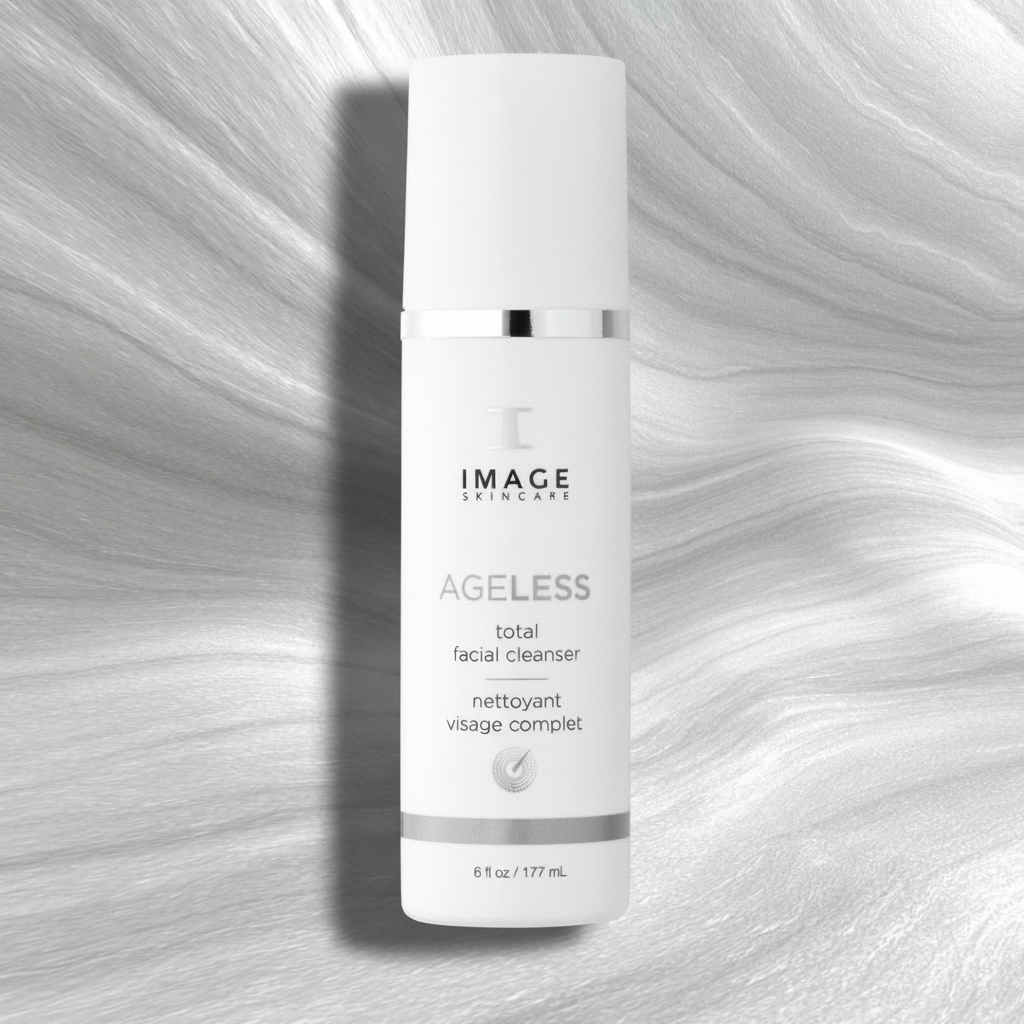 Image skincare product on a textured gray background