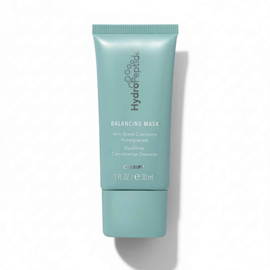 HydroPeptide balancing mask tube on a white background