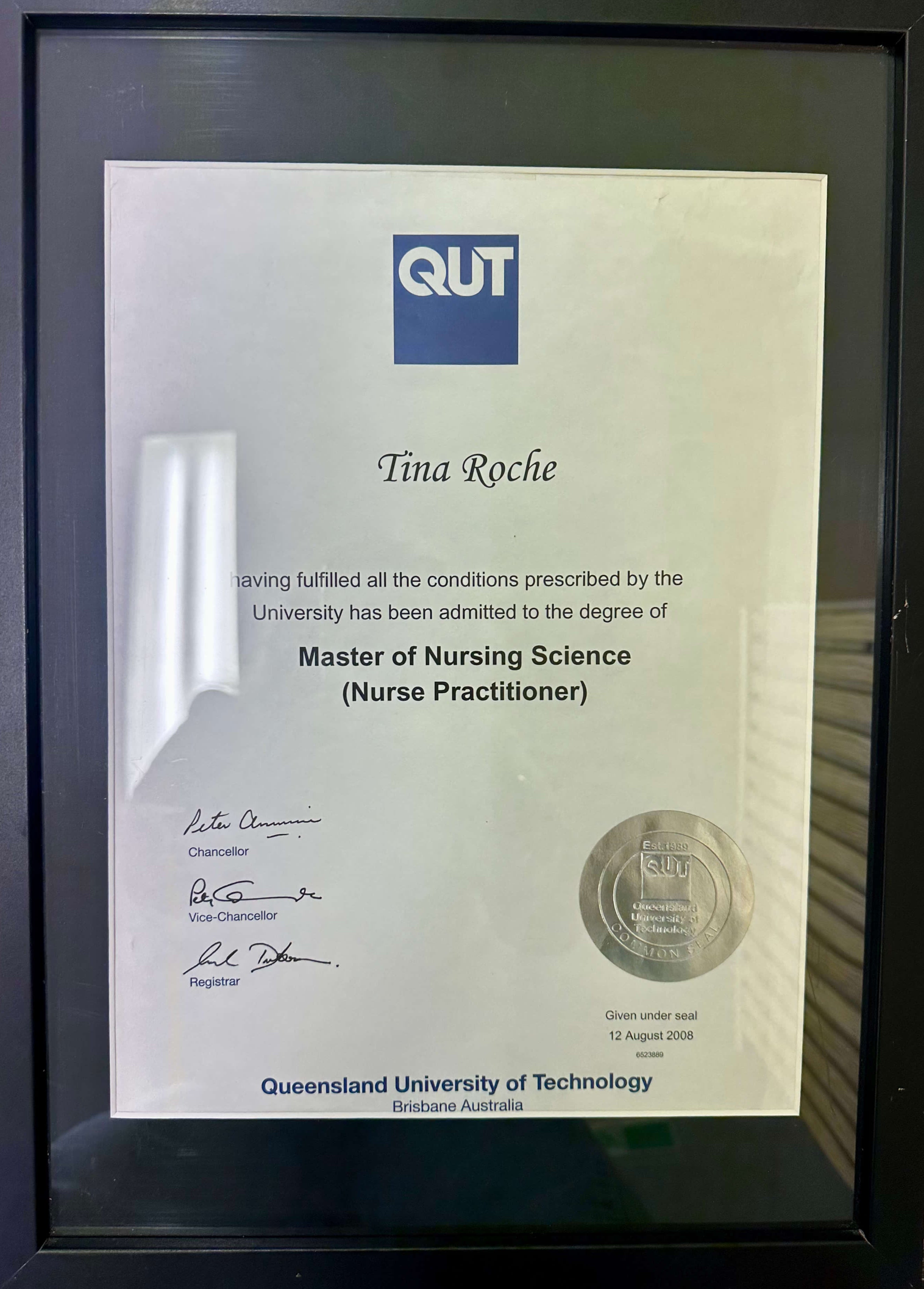 Master Of Nursing Science Tina Roche Aesthetics