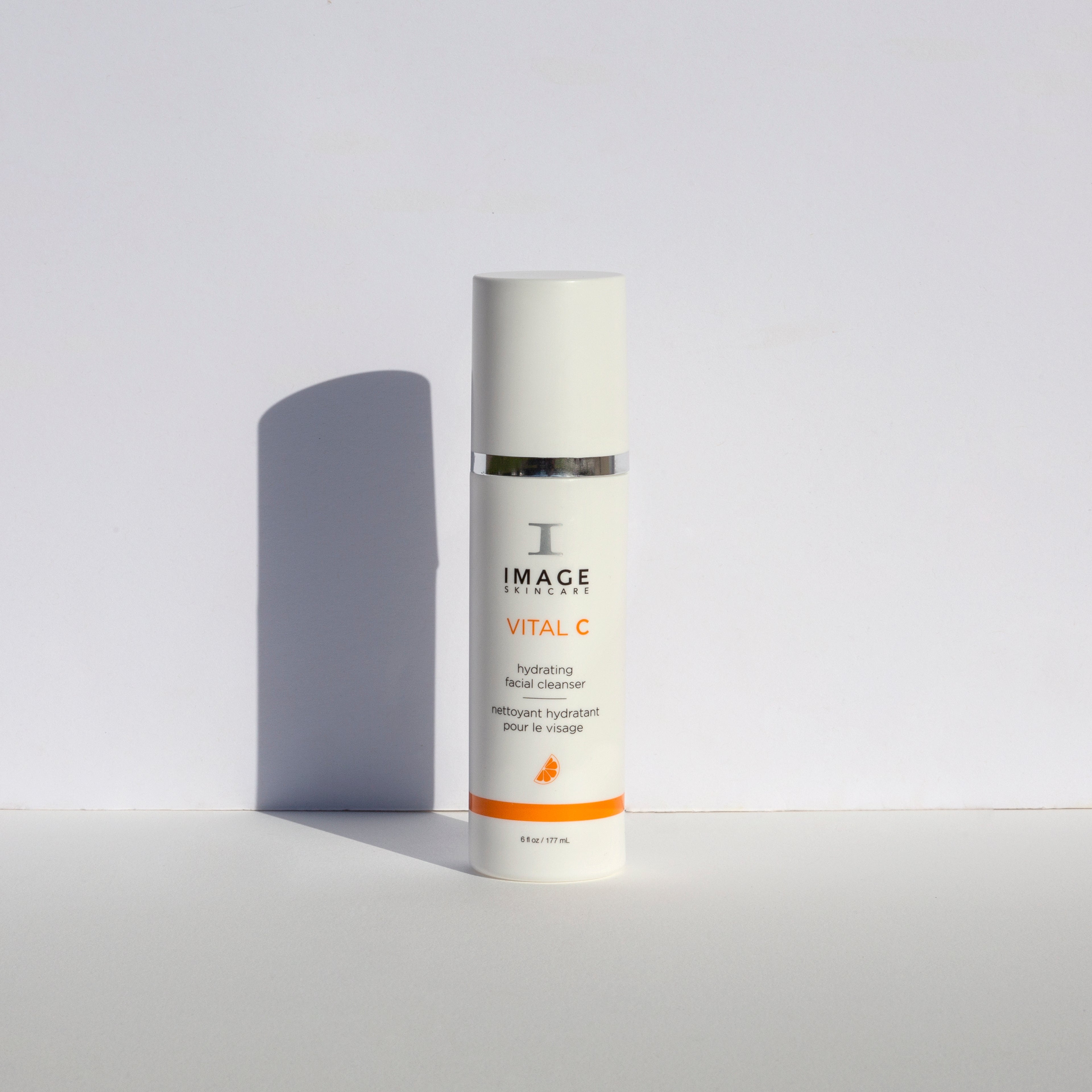 Skincare bottle labeled 'IMAGE' on a white background