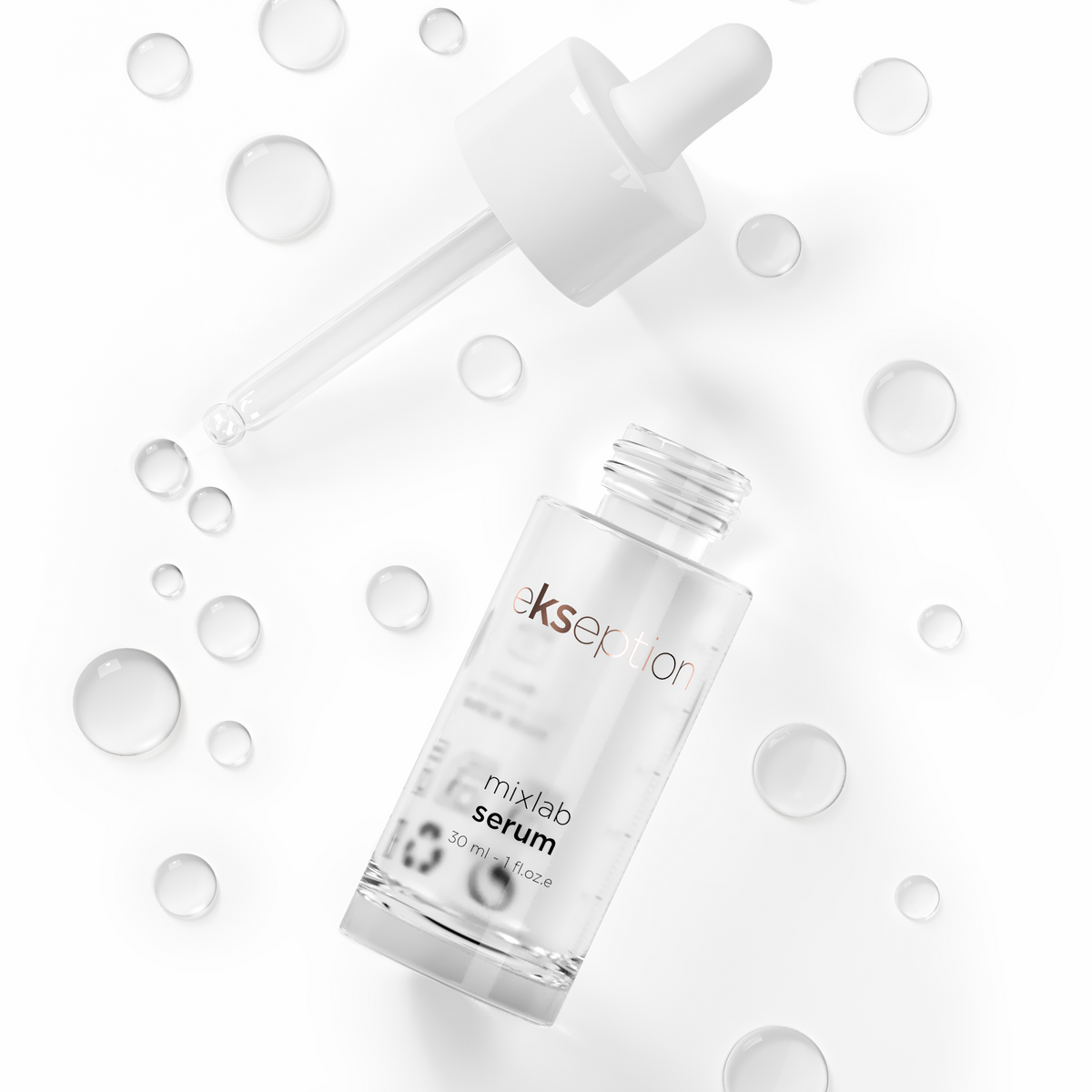 Ekseption Mixlab serum bottle