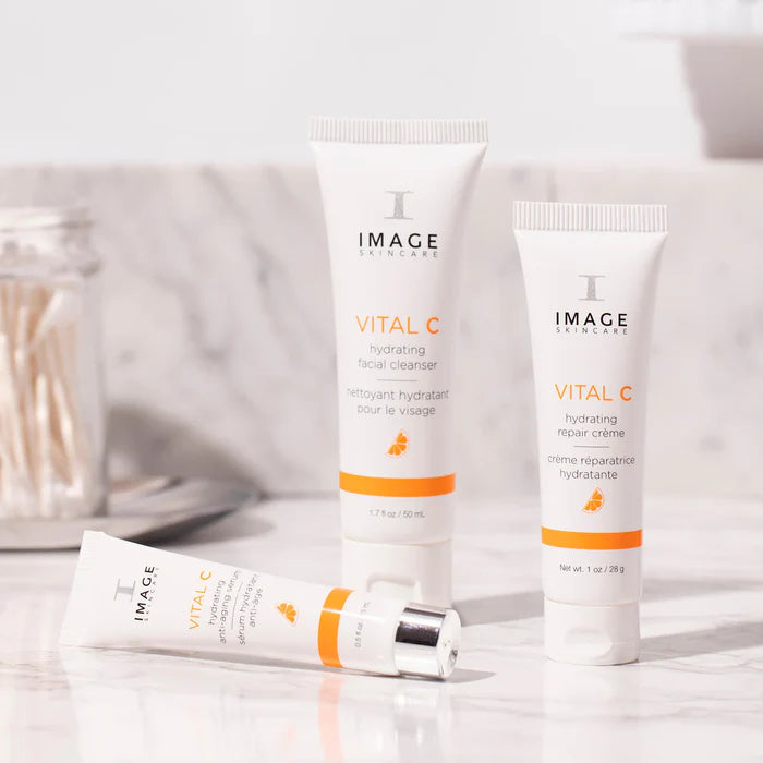 IMAGE Skincare products on a neutral background